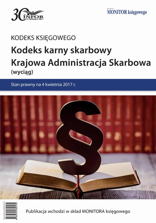 Kodeks karny skarbowy. Krajowa Administracja Skarbowa — okładka e-booka