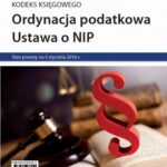 Kodeks-księgowego, Ordynacja podatkowa, NIP 2016 — okładka e-booka