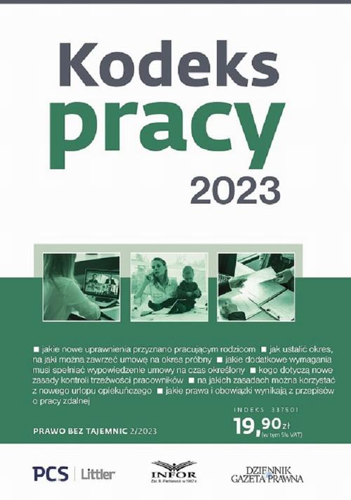 Kodeks pracy 2023 — okładka e-booka