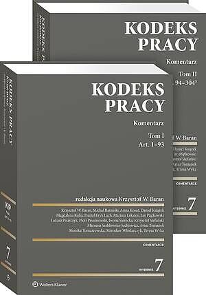 Kodeks pracy. Komentarz. Tom I i II — okładka e-booka