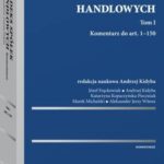 Kodeks spółek handlowych. Komentarz. Tom I — okładka e-booka