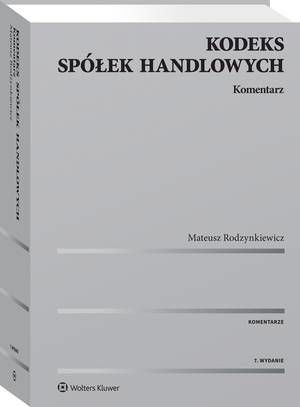 Kodeks spółek handlowych. Komentarz — okładka e-booka