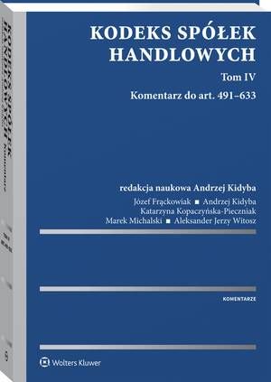 Kodeks spółek handlowych. Tom IV — okładka e-booka