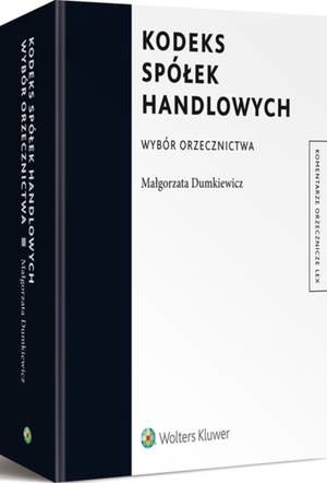 Kodeks spółek handlowych. Wybór orzecznictwa — okładka e-booka