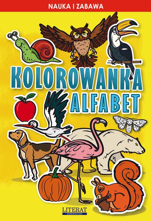 Kolorowanka Alfabet — okładka e-booka