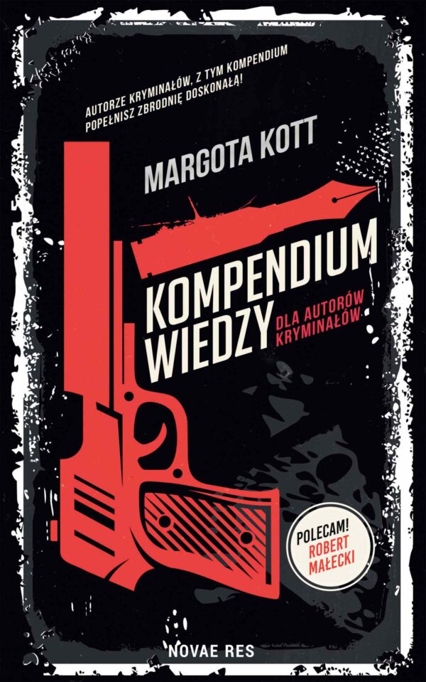 Kompendium wiedzy dla autorów kryminałów — okładka e-booka
