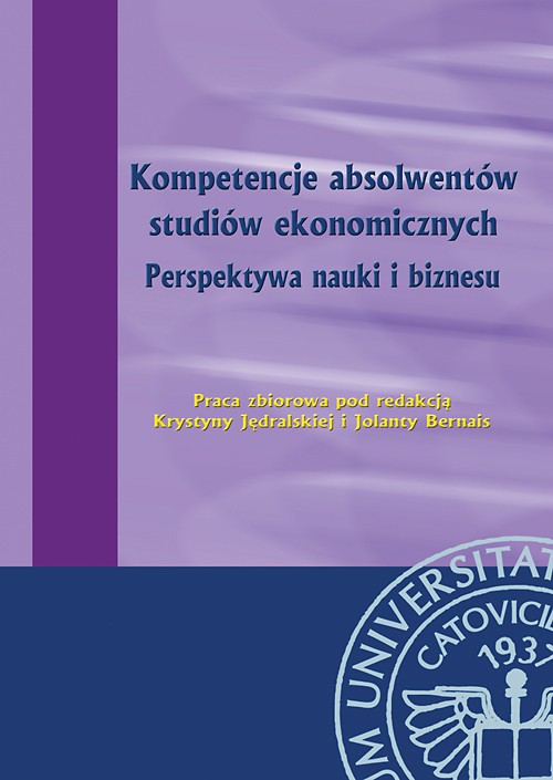 Tytuł: Kompetencje absolwentów studiów ekonomicznych. Perspektywa nauki i biznesu
Autor: 
Wydawnictwo: Wydawnictwo Uniwersytetu Ekonomicznego w Katowicach
Formaty: PDF