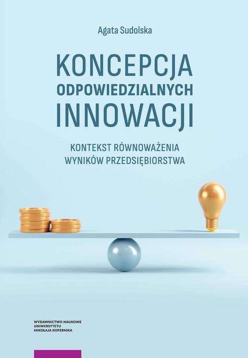 Koncepcja odpowiedzialnych innowacji — okładka e-booka