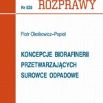 Koncepcje biorafinerii przetwarzających surowce odpadowe — okładka e-booka