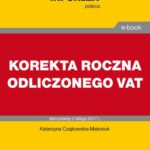 KOREKTA ROCZNA ODLICZONEGO VAT — okładka e-booka