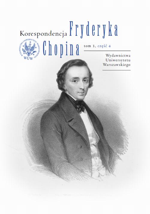 Tytuł: Korespondencja Fryderyka Chopina. Tom 3, część 4
Autor: 
Wydawnictwo: Wydawnictwa Uniwersytetu Warszawskiego
Formaty: PDF