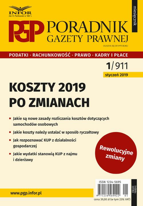 Koszty 2019 – po zmianach — okładka e-booka