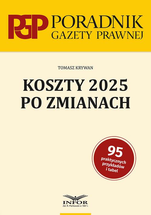 Koszty 2025 po zmianach — okładka e-booka
