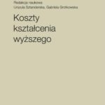 Koszty kształcenia wyższego — okładka e-booka