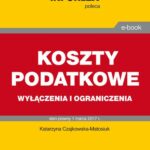 KOSZTY PODATKOWE wyłączenia i ograniczenia — okładka e-booka