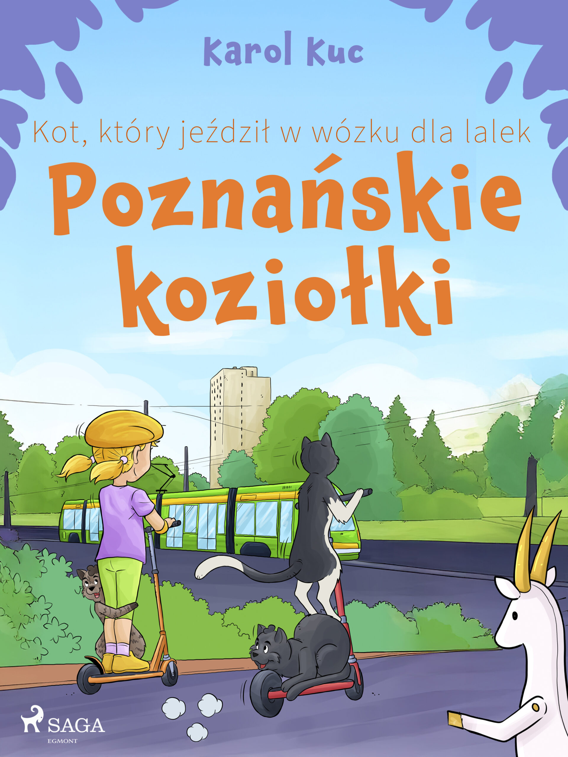 Kot, który jeździł w wózku dla lalek: Poznańskie koziołki (#2) — okładka e-booka