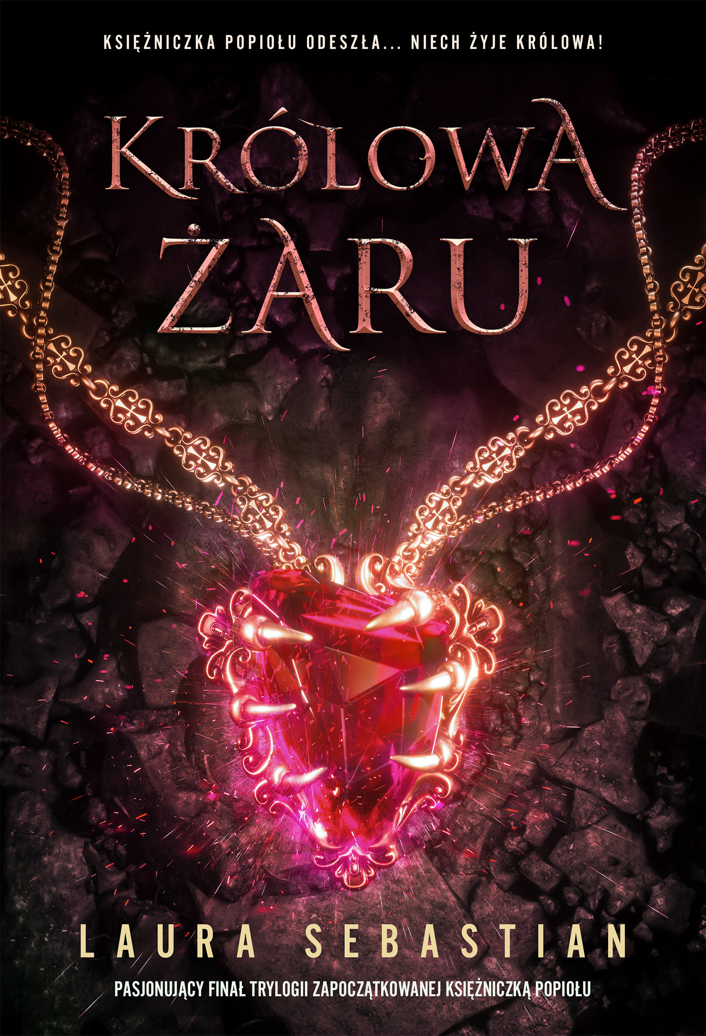 Królowa Żaru — okładka e-booka