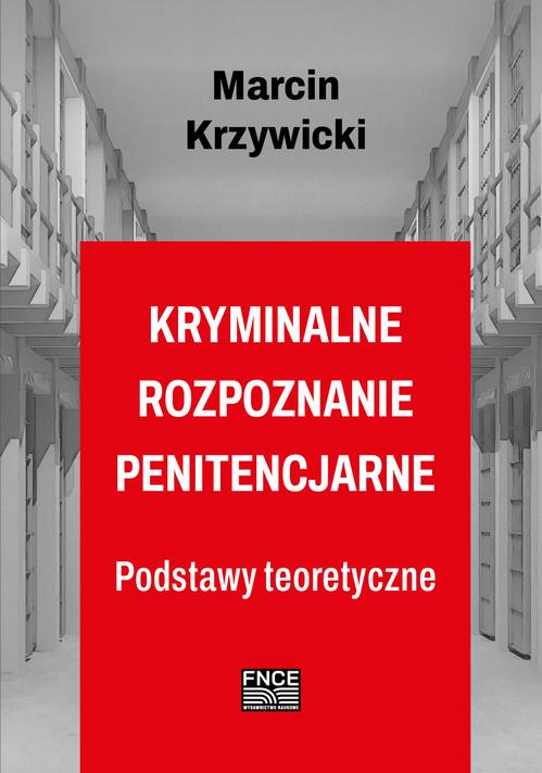 Kryminalne rozpoznanie penitencjarne — okładka e-booka