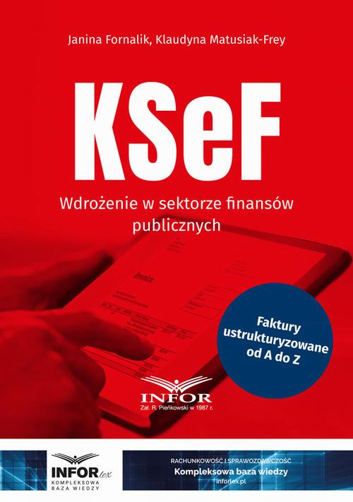 KSeF Wdrożenie w sektorze finansów publicznych — okładka e-booka