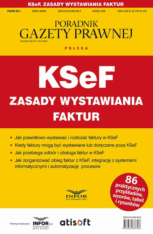 KSeF Zasady wystawiania faktur — okładka e-booka