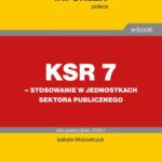 KSR 7 – stosowanie w jednostkach sektora publicznego — okładka e-booka