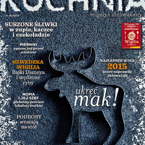 Tytuł: Kuchnia 12/2015. Magazyn dla Smakoszy
Autor: 
Wydawnictwo: Wydawnictwo Agora
Formaty: PDF
