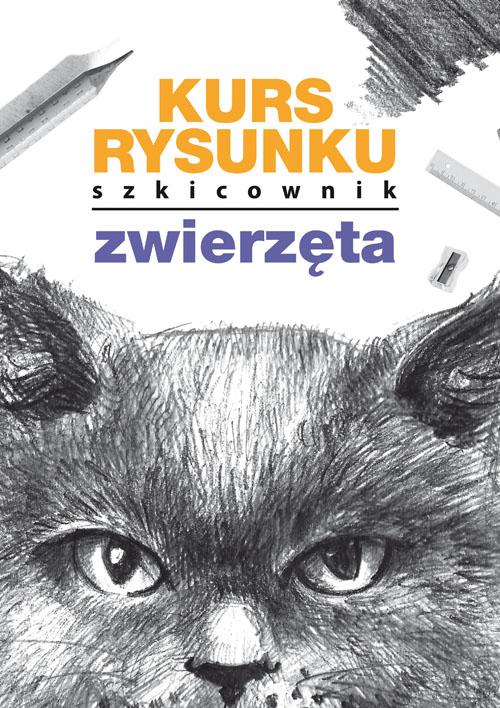 Kurs rysunku Szkicownik Zwierzęta — okładka e-booka