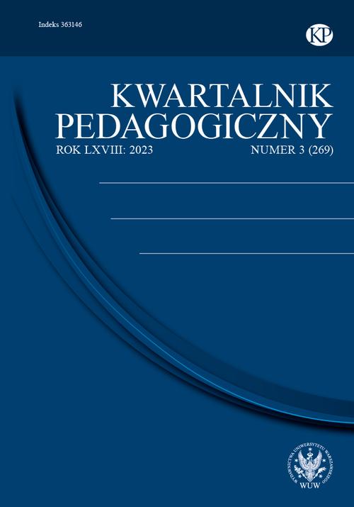 Kwartalnik Pedagogiczny 2023/3 (269) — okładka wydania