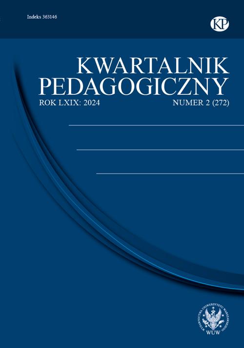 Kwartalnik Pedagogiczny 2024/2 (272) — okładka wydania