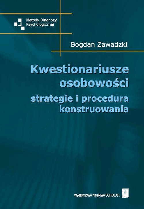 Kwestionariusze osobowości — okładka e-booka