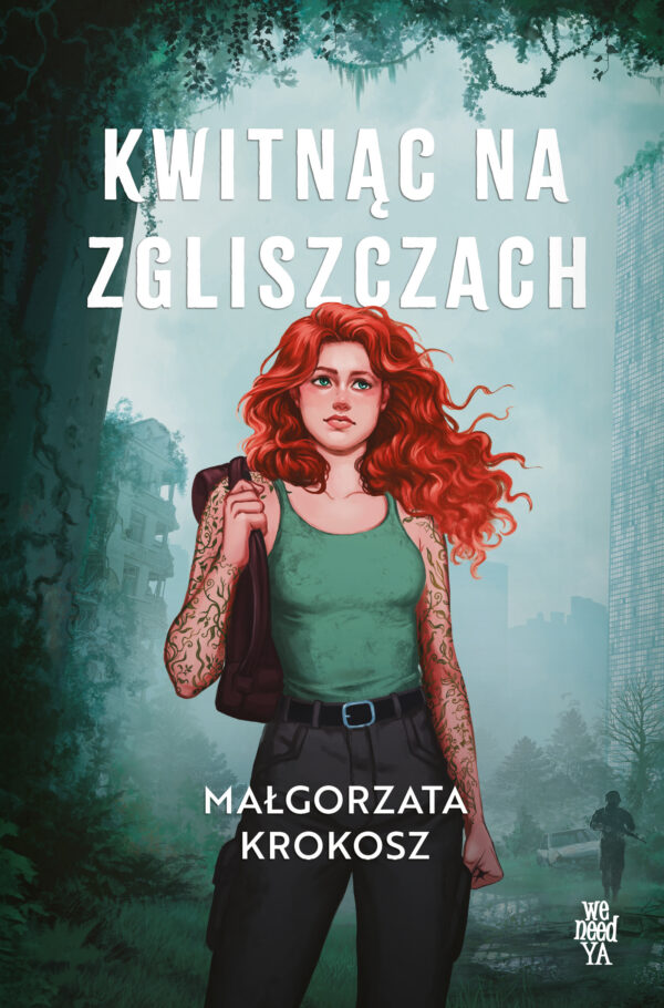 Kwitnąc na zgliszczach — okładka e-booka