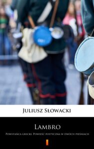 Lambro. Powstańca grecki. Powieść poetyczna w dwóch pieśniach — okładka e-booka