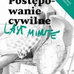 Last minute postępowanie cywilne 2022 — okładka e-booka