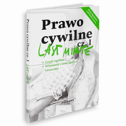 Tytuł: Last Minute Prawo Cywilne Część 1 2021
Autor: Anna Gólska
Wydawnictwo: Od nowa
Formaty: PDF