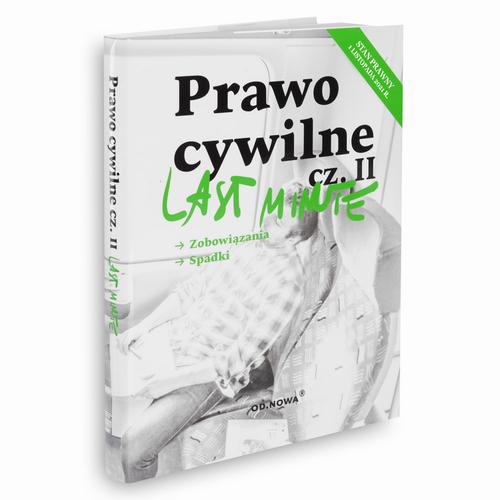 Tytuł: Last Minute Prawo Cywilne Część 2 2021
Autor: Anna Gólska
Wydawnictwo: Od nowa
Formaty: PDF