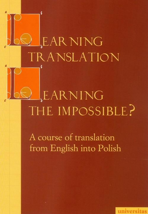 Learning Translation Learning the Impossible — okładka e-booka