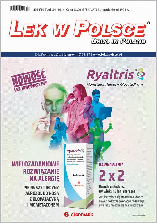 Tytuł: Lek w Polsce 10/2024
Autor: Praca Zbiorowa
Wydawnictwo: Medyk
Formaty: PDF