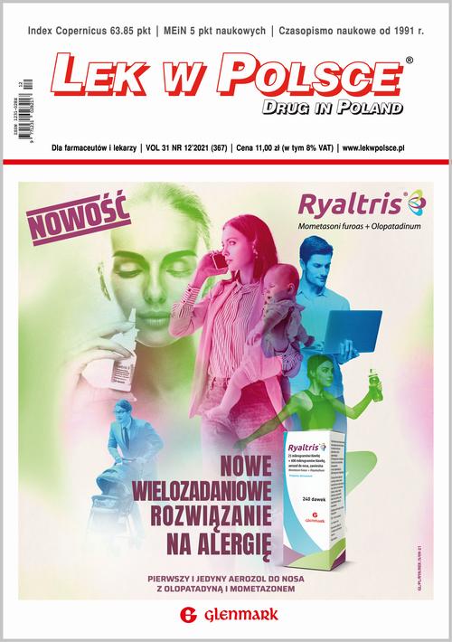Tytuł: Lek w Polsce 12/2021
Autor: Wojciech Łuszczyna, Oskar Puk, Anna Nowicka-Zuchowska, Mateusz Jabłoński, Patryk Kaczor, Iwona Wawer, Katarzyna Paradowska, Krzysztof Krzystyniak
Wydawnictwo: Medyk
Formaty: PDF