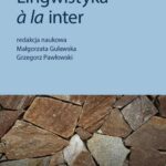 Lingwistyka à la inter — okładka e-booka
