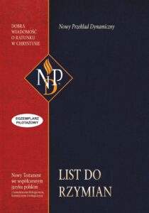 Tytuł: List do Rzymian (NPD). Dobra Wiadomość o ratunku w Chrystusie
Autor: 
Wydawnictwo: Wydawnictwa NPD
Formaty: EPUB, MOBI