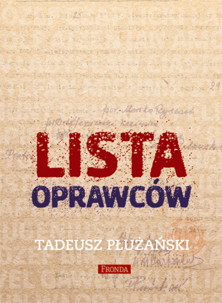 Lista oprawców — okładka