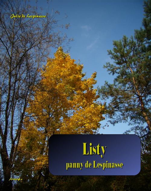 Listy panny de Lespinasse — okładka e-booka