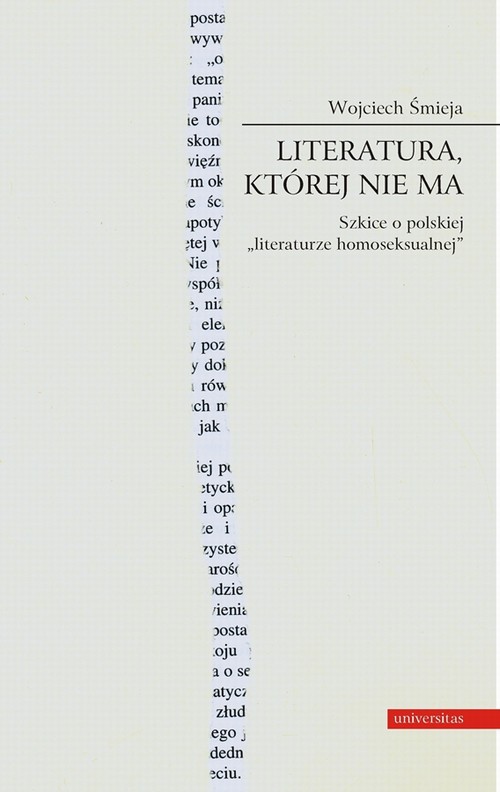 Literatura której nie ma — okładka