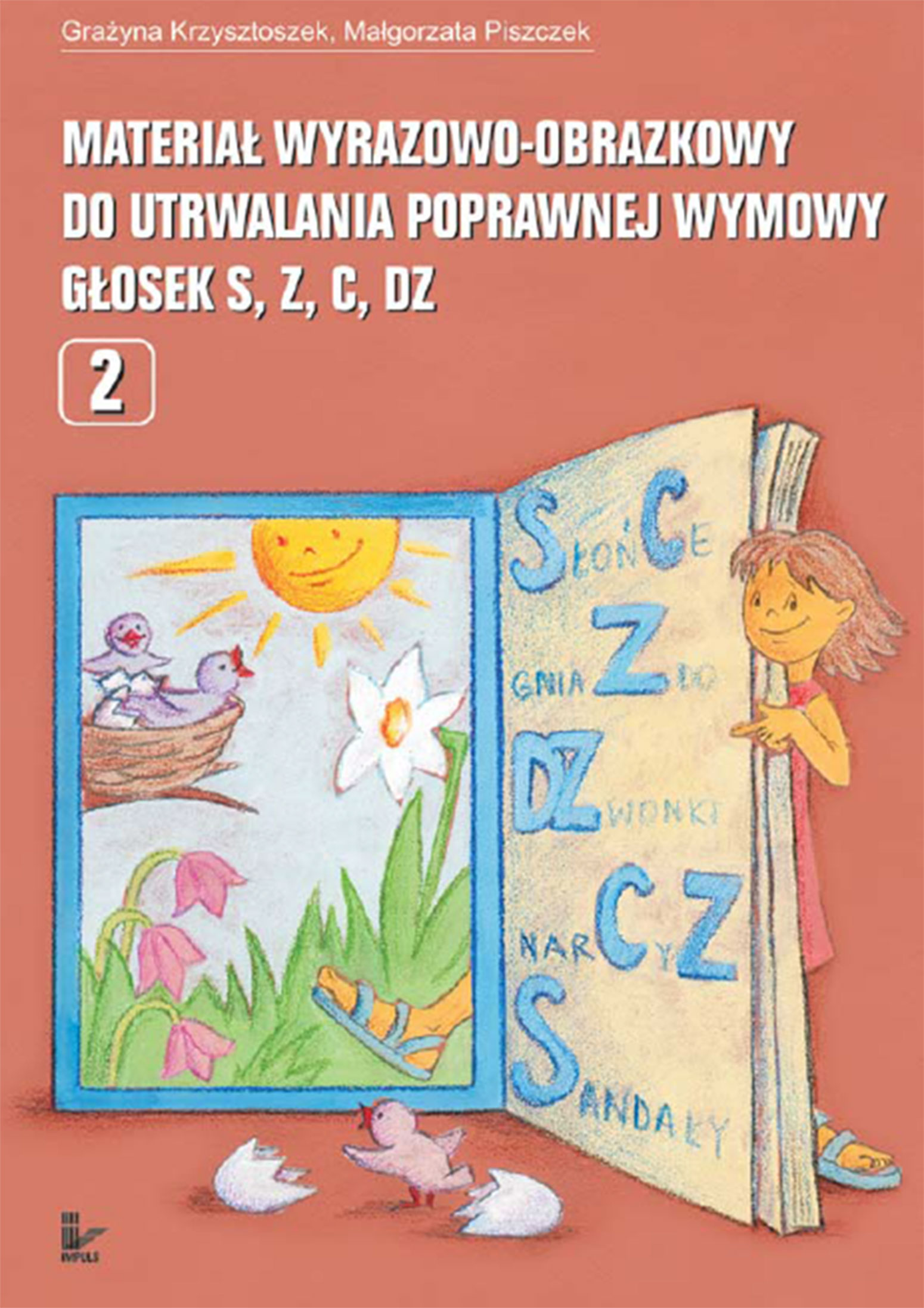 Logopedia. Materiał wyrazowo-obrazkowy do utrwalania poprawnej wymowy głosek s, z, c, dz — okładka e-booka