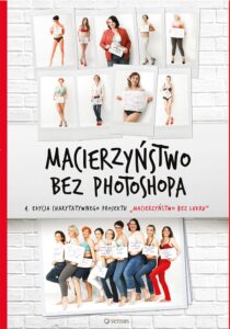 Macierzyństwo bez photoshopa — okładka e-booka