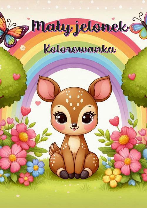Mały jelonek Kolorowanka — okładka e-booka