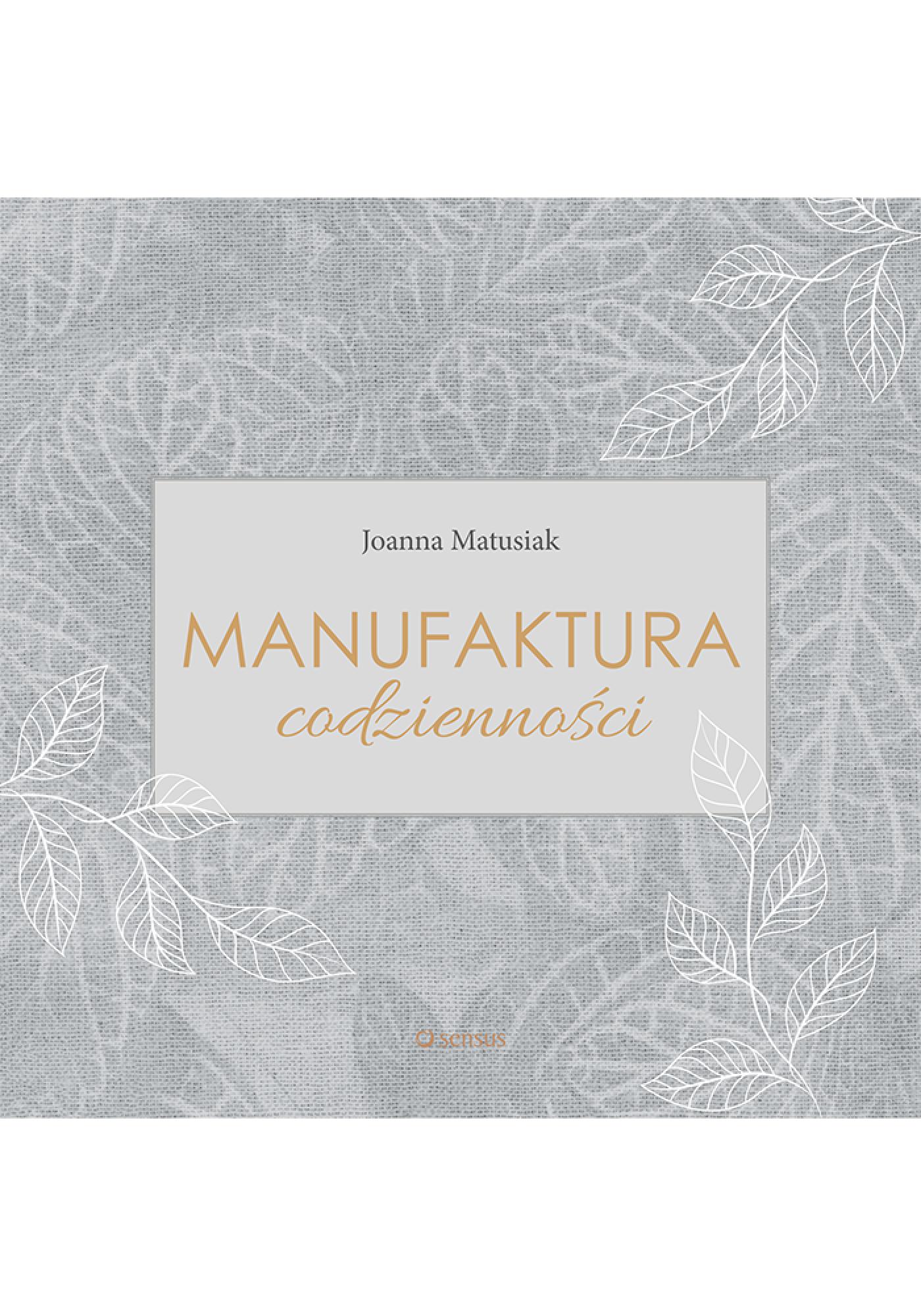 Manufaktura codzienności — okładka e-booka