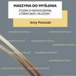 Maszyna do myślenia. Studia o nowoczesnej literaturze i filozofii — okładka e-booka