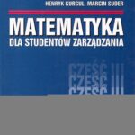 MATEMATYKA DLA STUDENTÓW ZARZĄDZANIA Część 3 — okładka e-booka