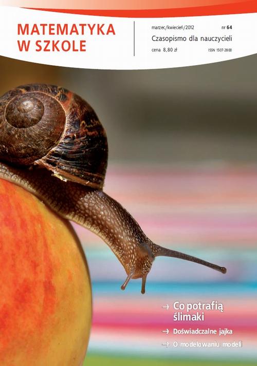 Tytuł: Matematyka w Szkole. Czasopismo dla nauczycieli. Nr 64
Autor: Praca zbiorowa
Wydawnictwo: Gdańskie Wydawnictwo Oświatowe
Formaty: PDF